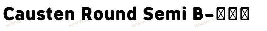 Causten Round Semi B字体转换